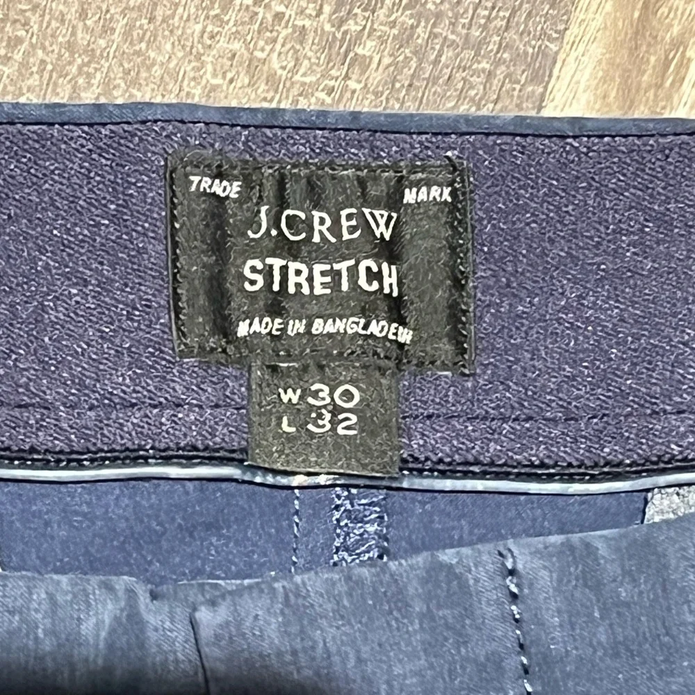 J. Crew pants stretch blue Sz 30 484 Slim-fit tech